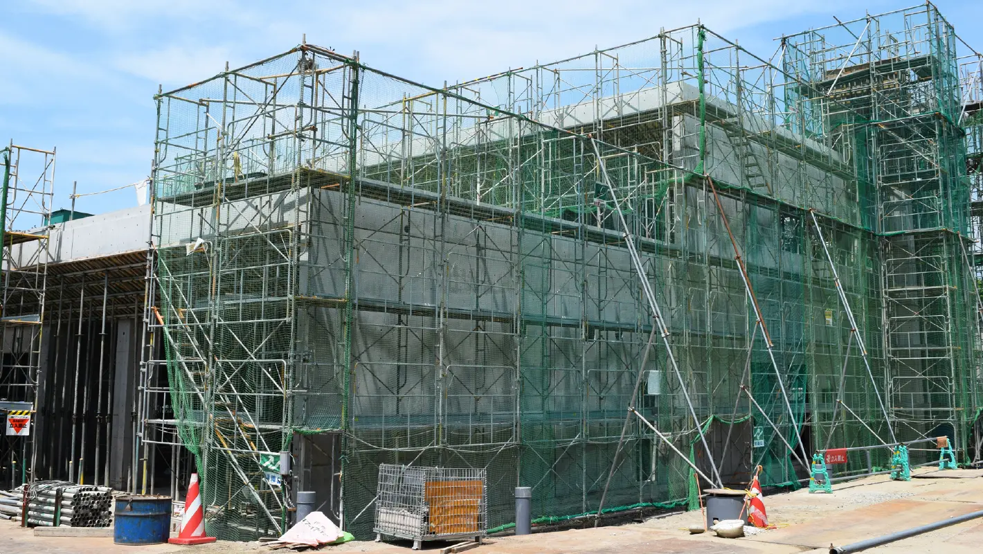 大型建造物の建設