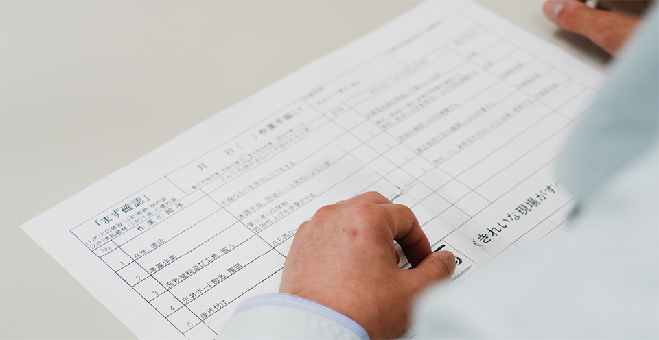 KY（危険予知）活動の徹底